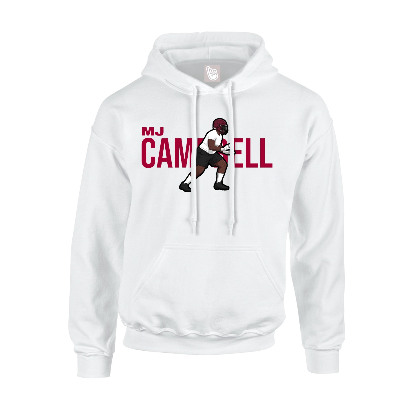 Hoodie — Player Name in White