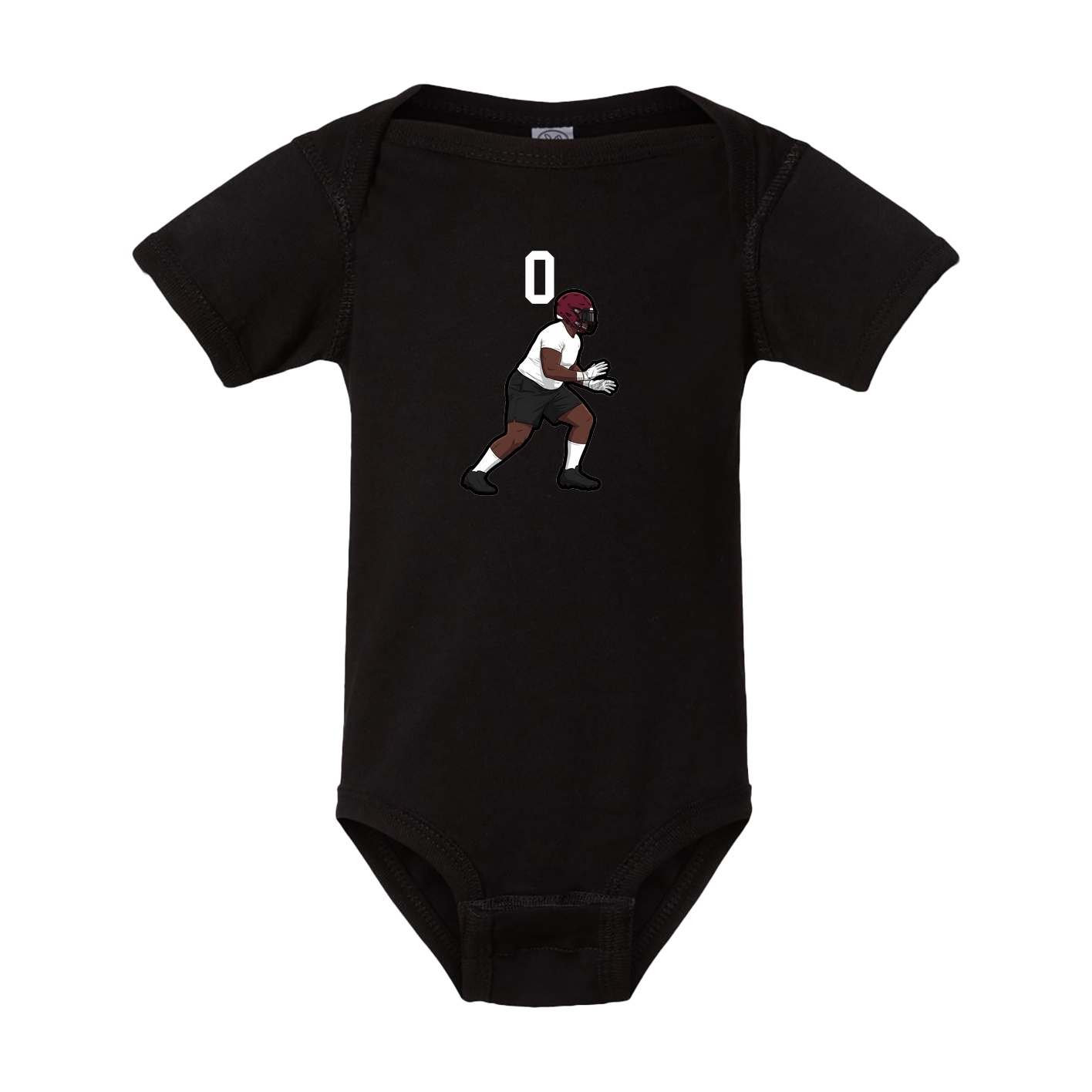 Baby Onesie — Number Top in Black