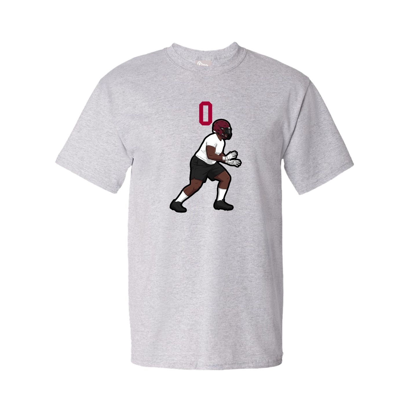 Tee — Number Top in Grey