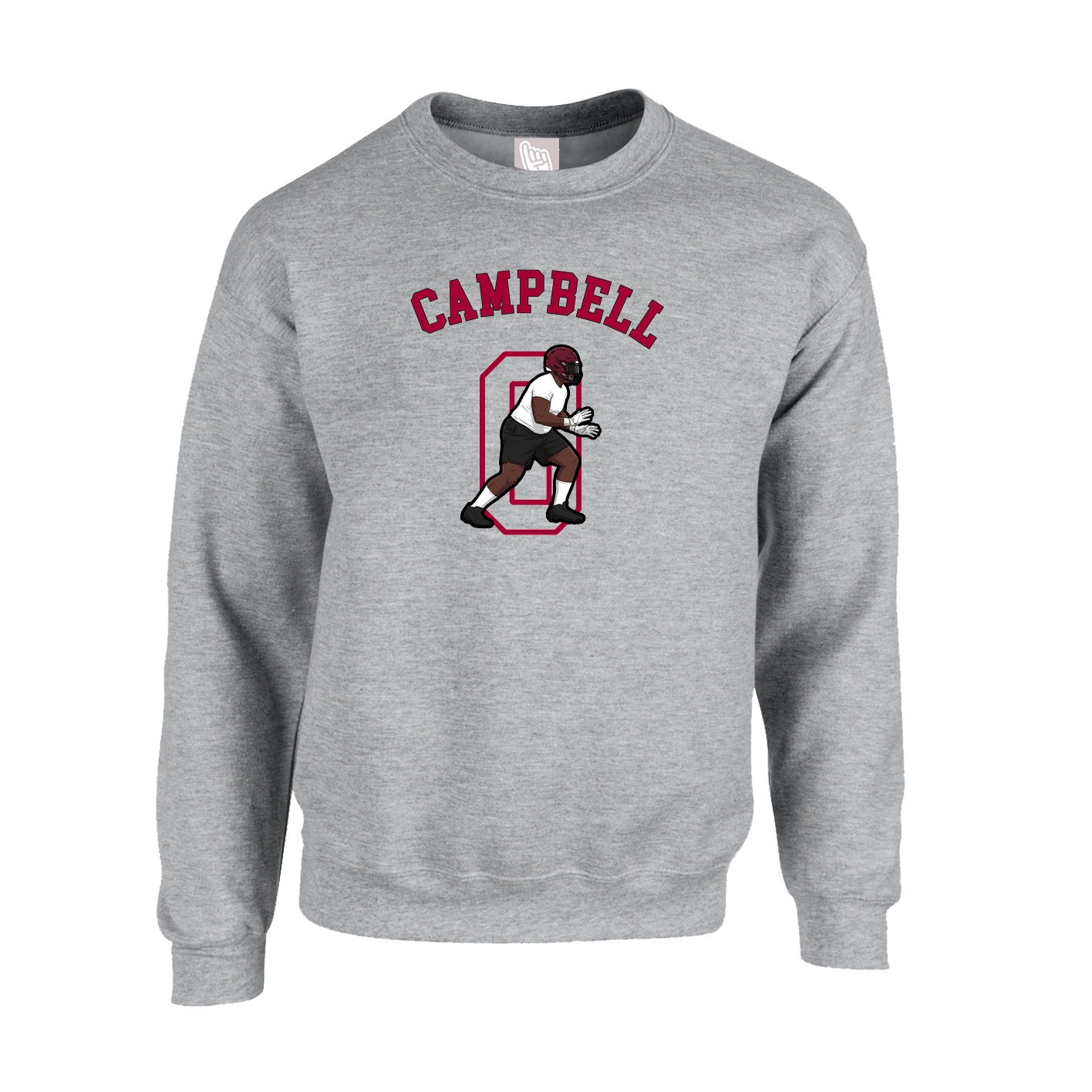 Fleece Crew — Shirsey Arch in Grey