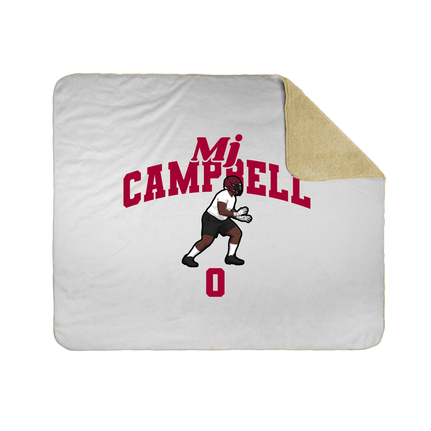 Throw Blanket — Signature Arch in White