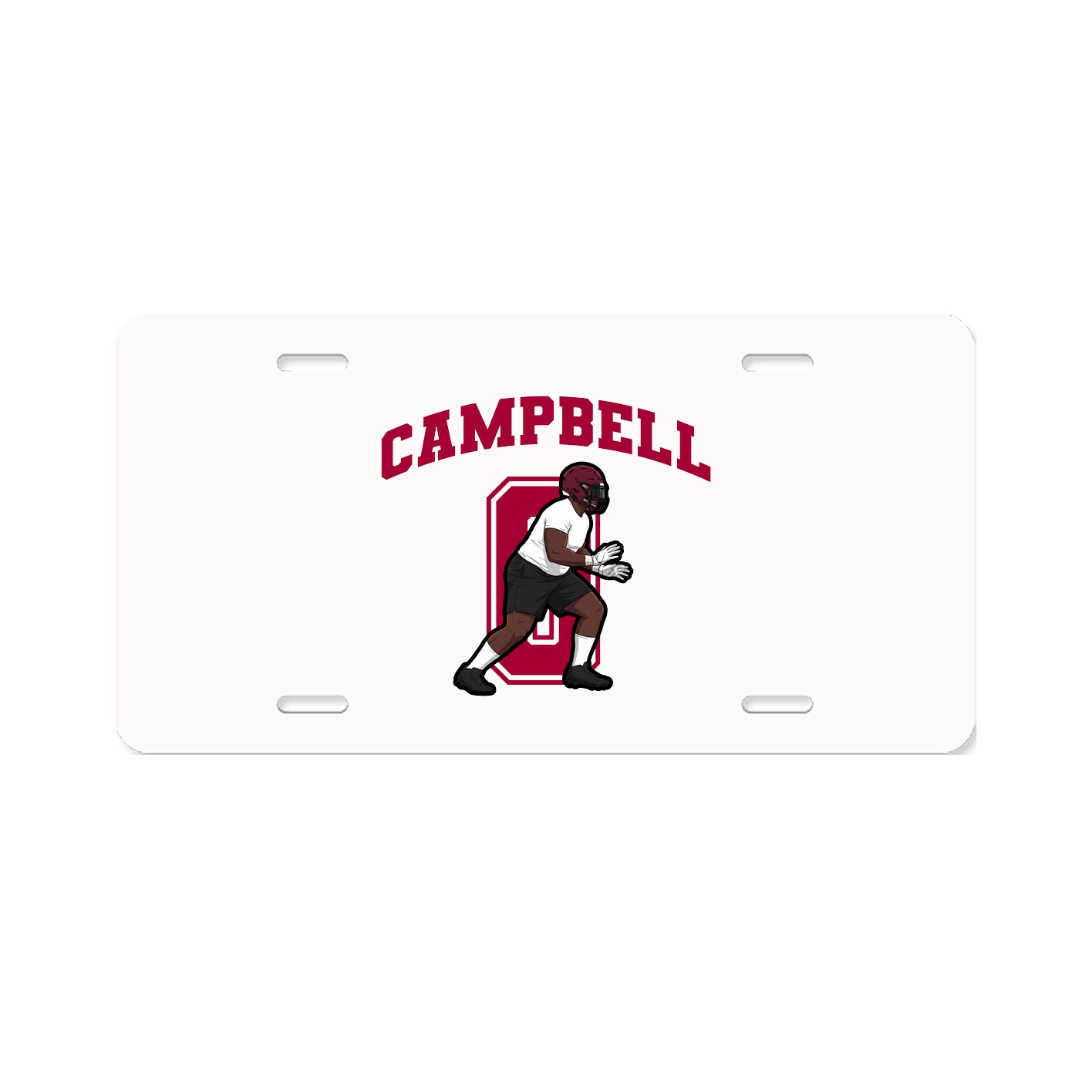 License Plate — Number in Classic