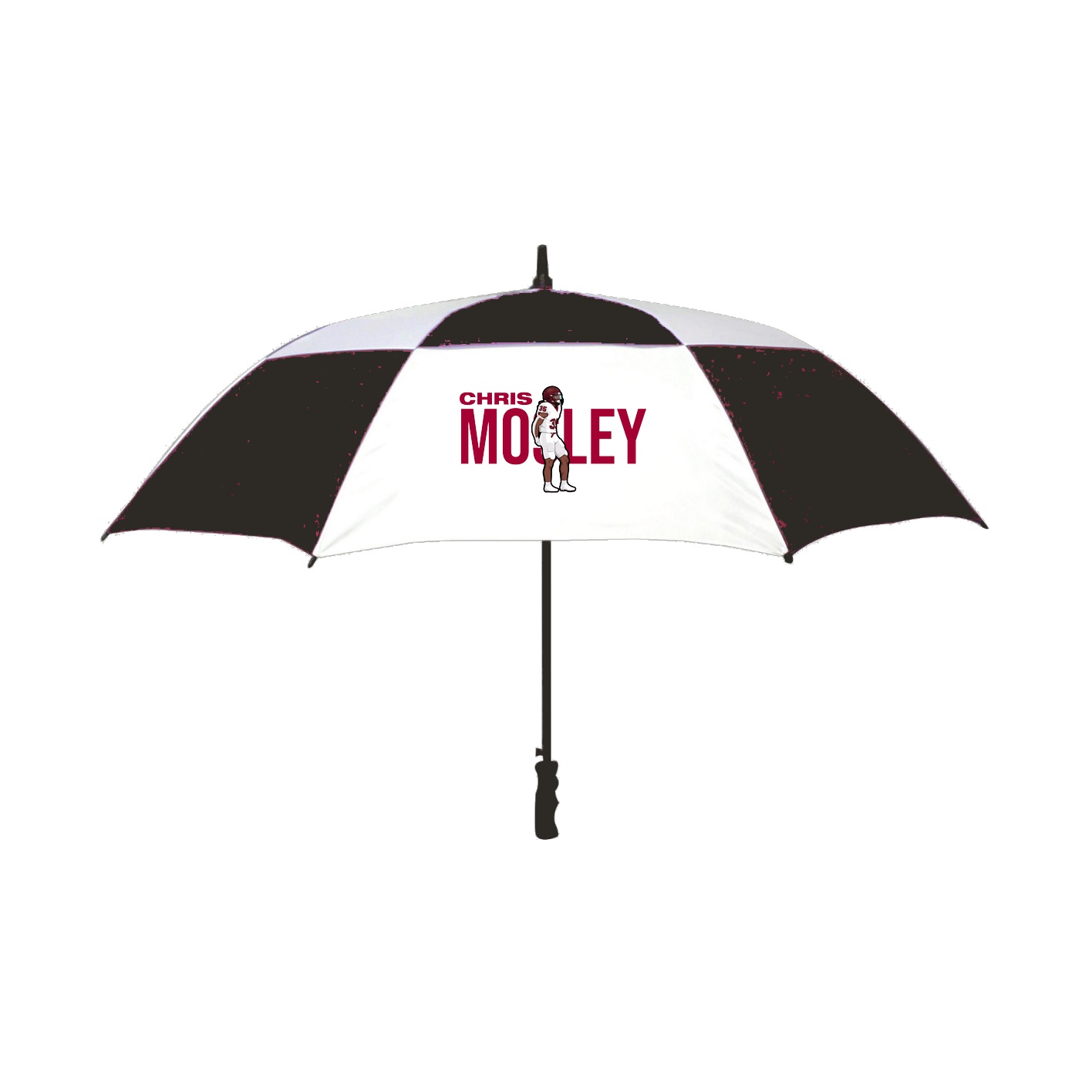 Golf Umbrella — Player Name in Black