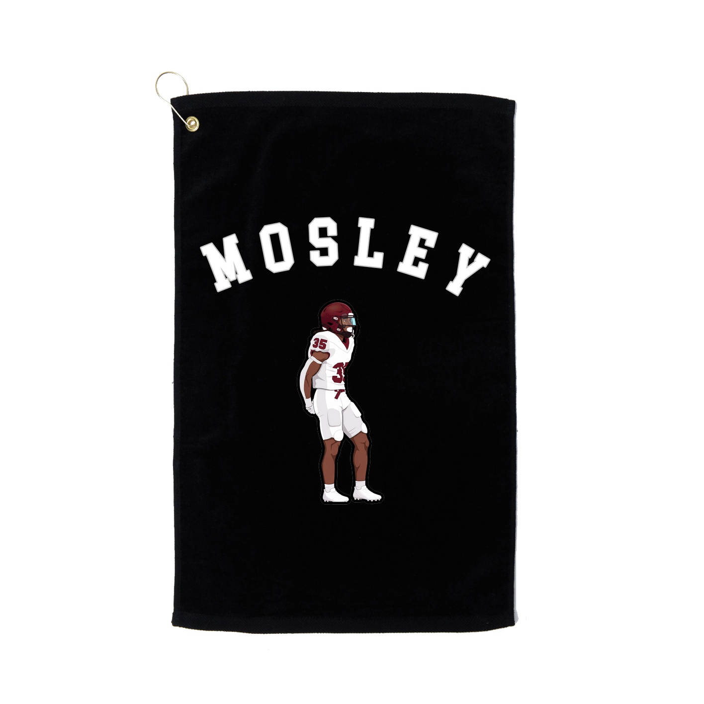 Golf Towel — Shirsey Arch in Black