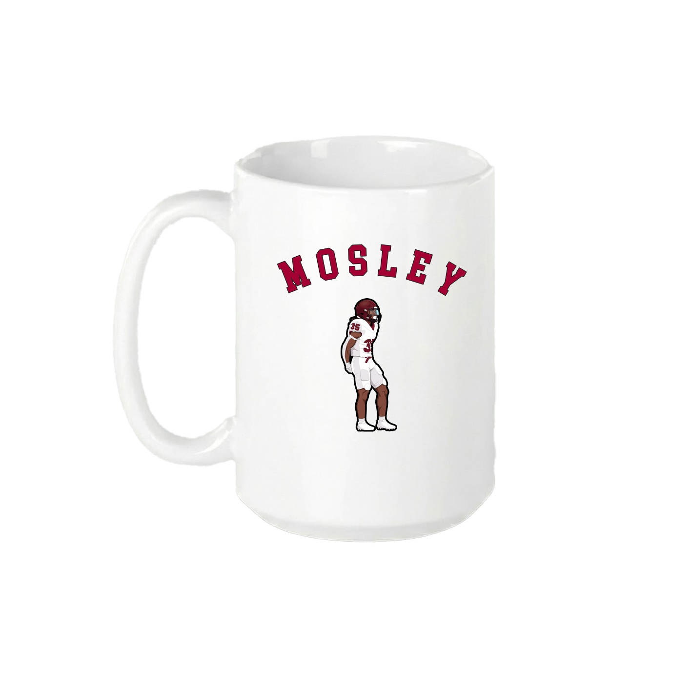 15oz Coffee Mug — Shirsey Arch in White