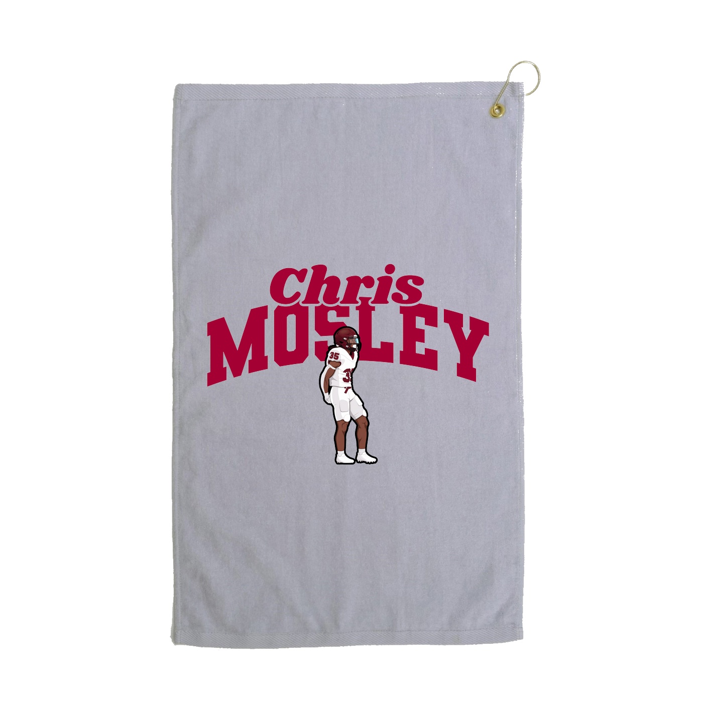 Golf Towel — Signature Arch in Grey