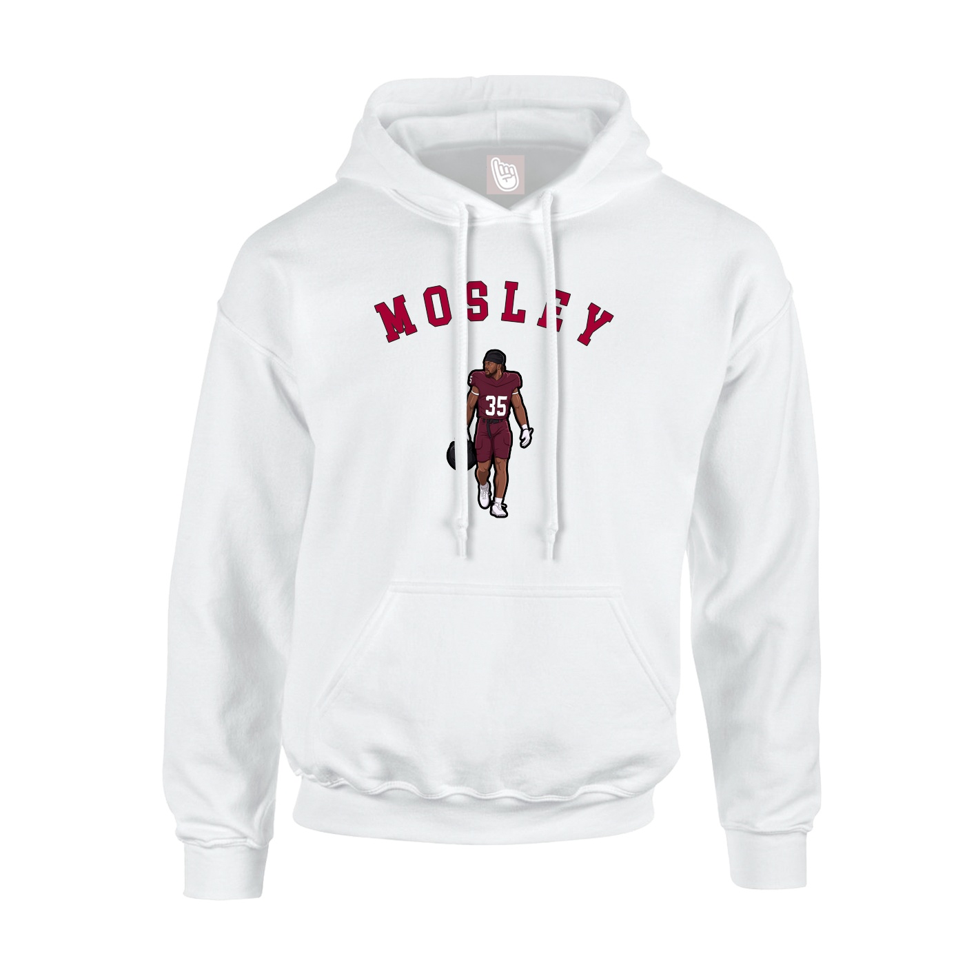Hoodie — Shirsey Arch in White