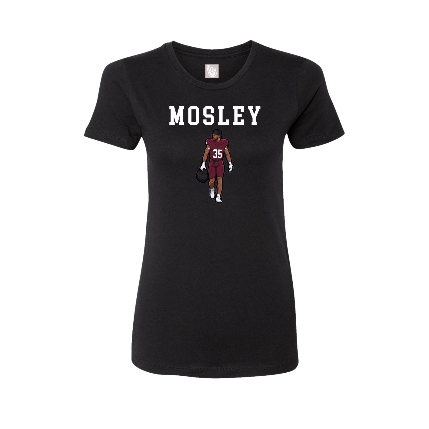 Fitted Women's Tee — Shirsey in Black