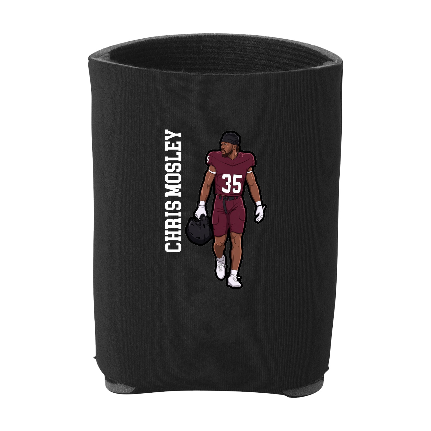 Can Holder — Name Vertical in Black