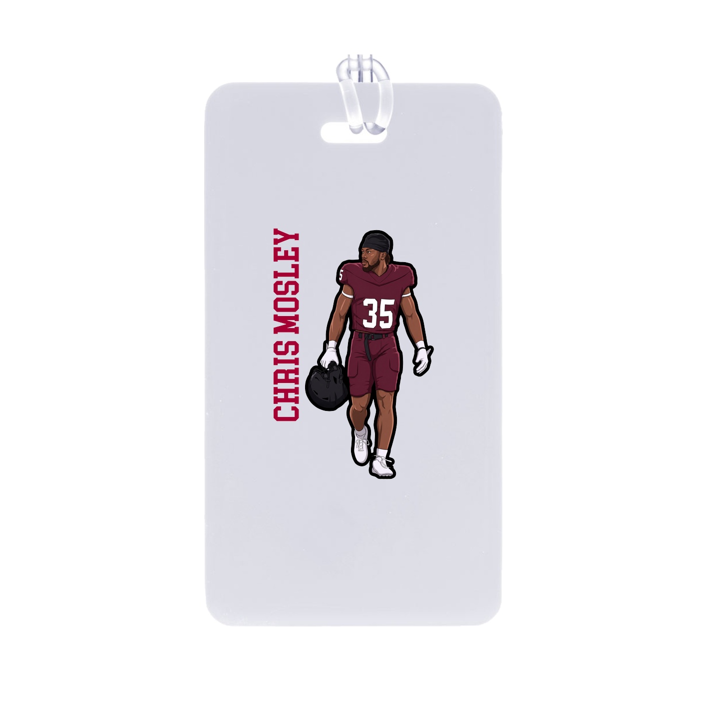 Bag Tag — Name Vertical in Classic