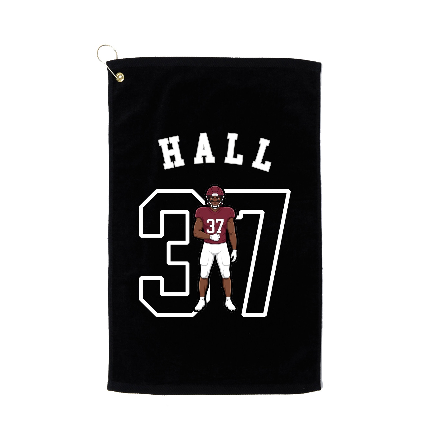 Golf Towel — Shirsey Arch in Black