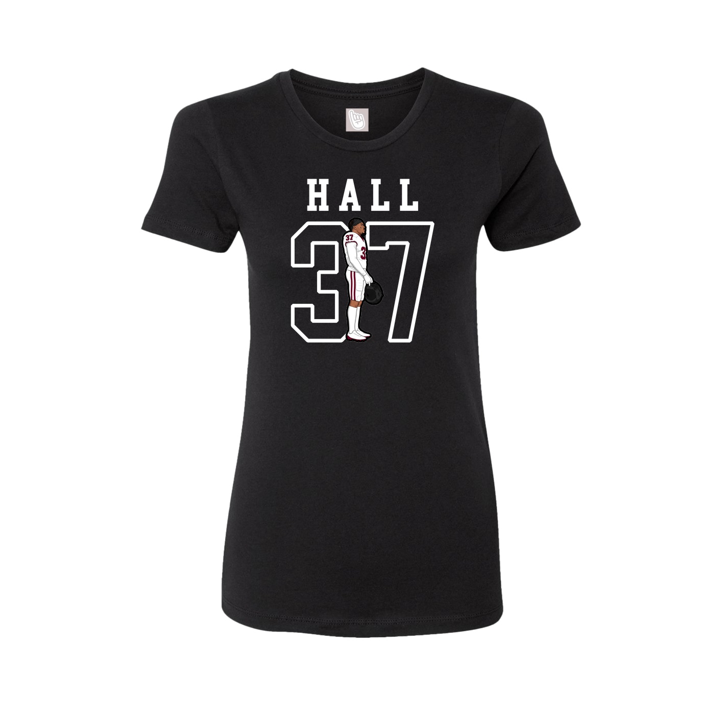 Fitted Women's Tee — Shirsey in Black