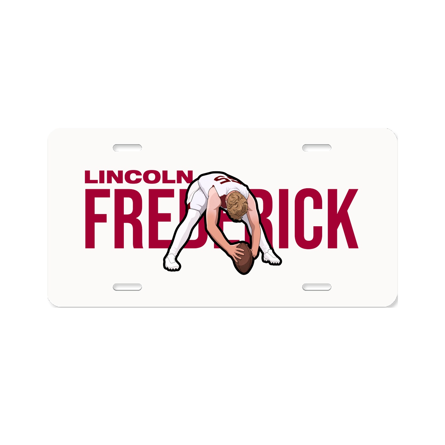 License Plate — Player Name in Classic