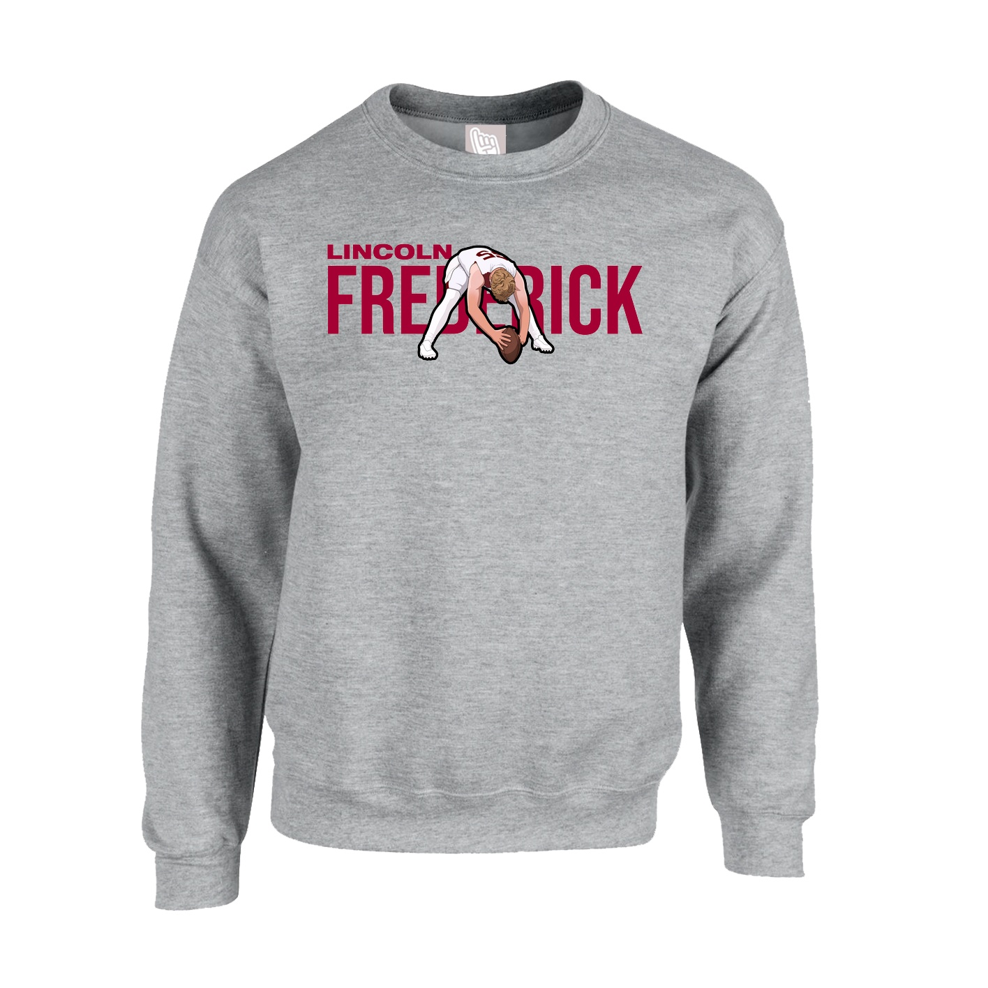 Fleece Crew — Player Name in Grey