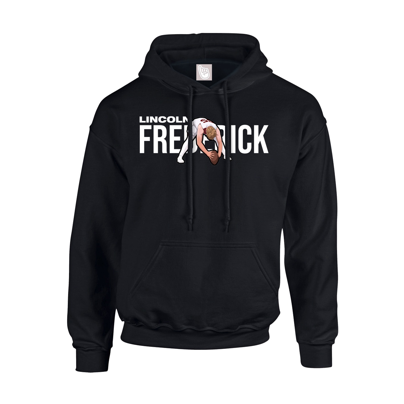 Youth Hoodie — Player Name in Black