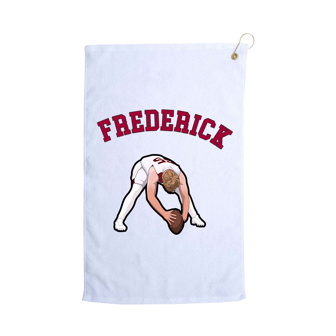 Golf Towel — Shirsey Arch in White