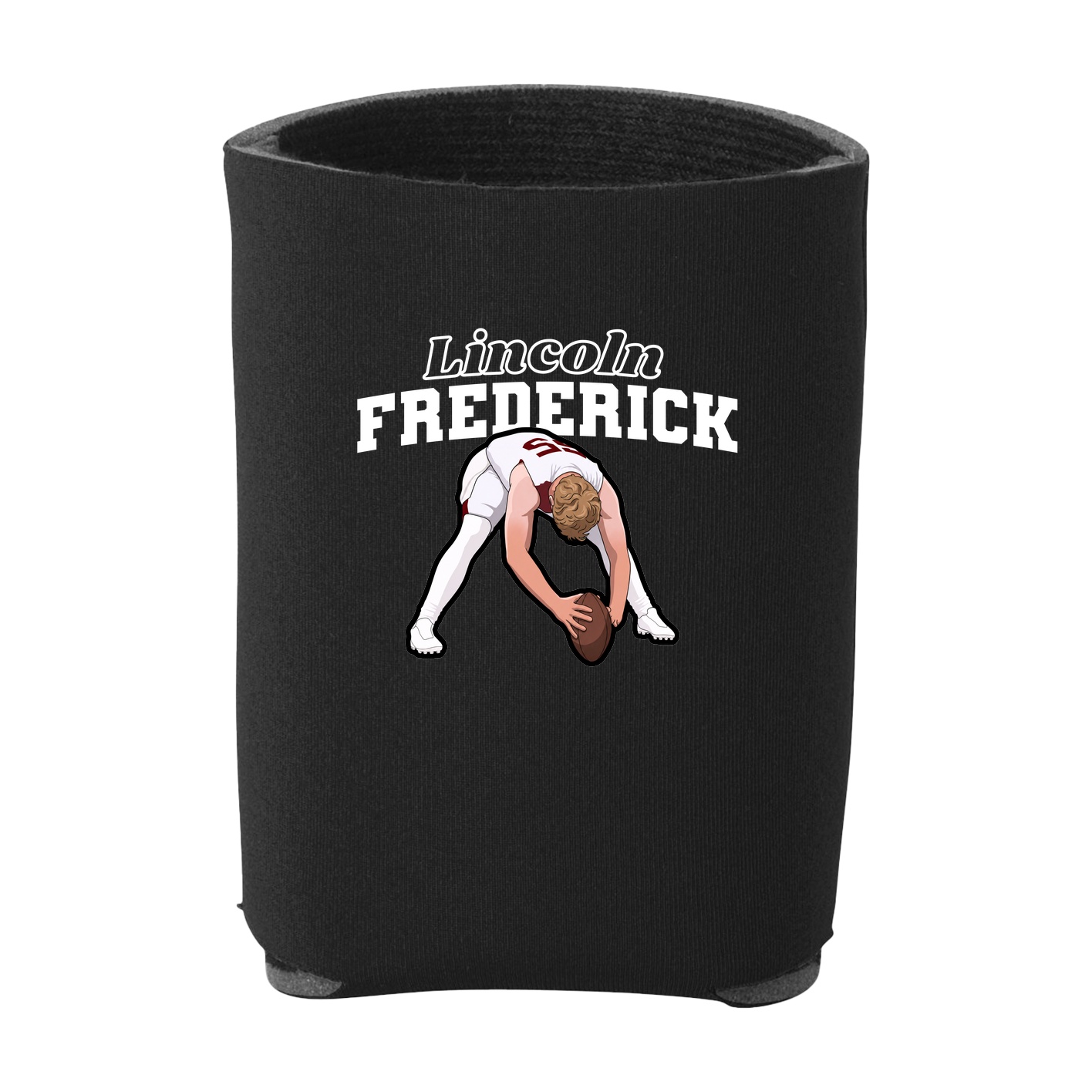 Can Holder — Name Arch in Black