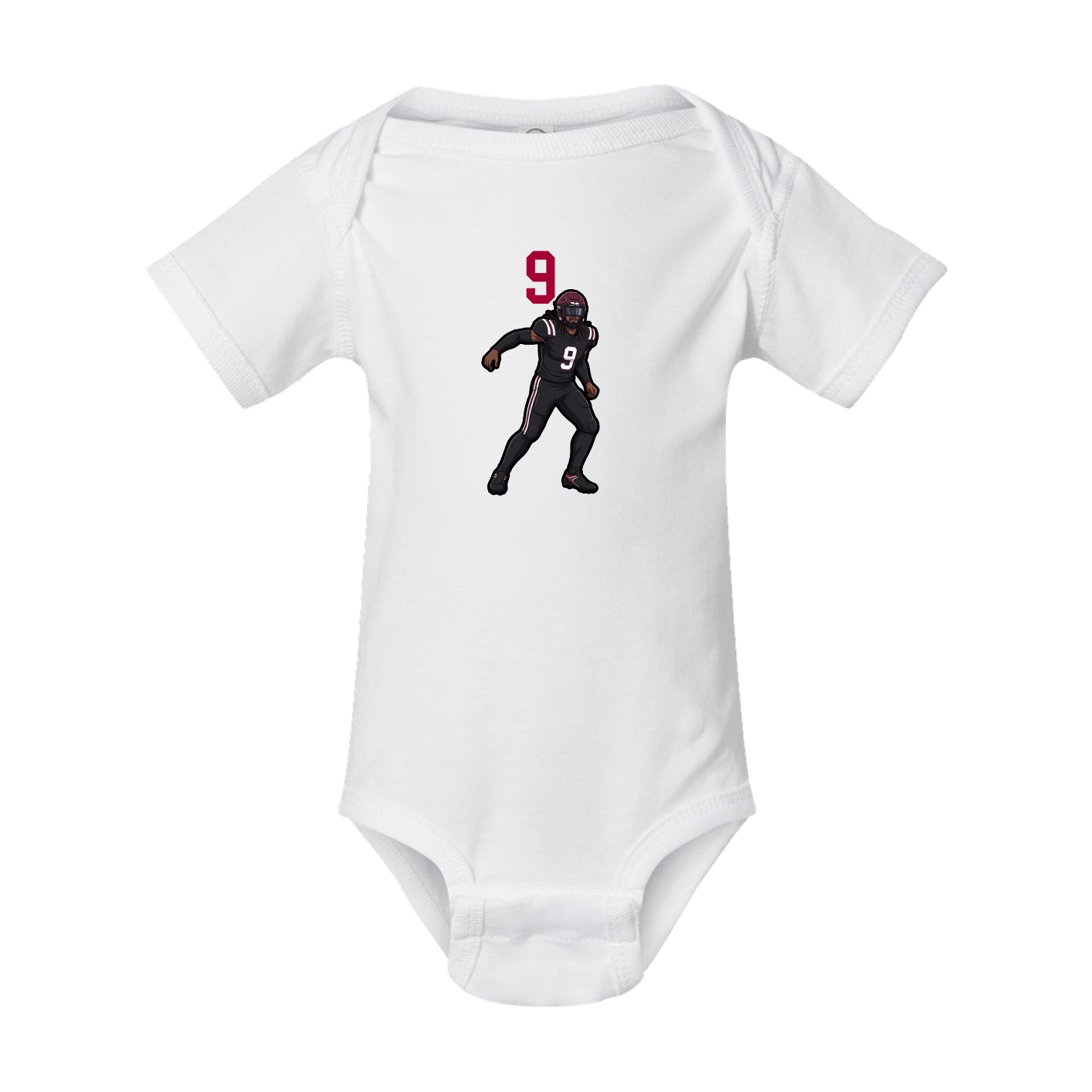 Baby Onesie — Number Top in White