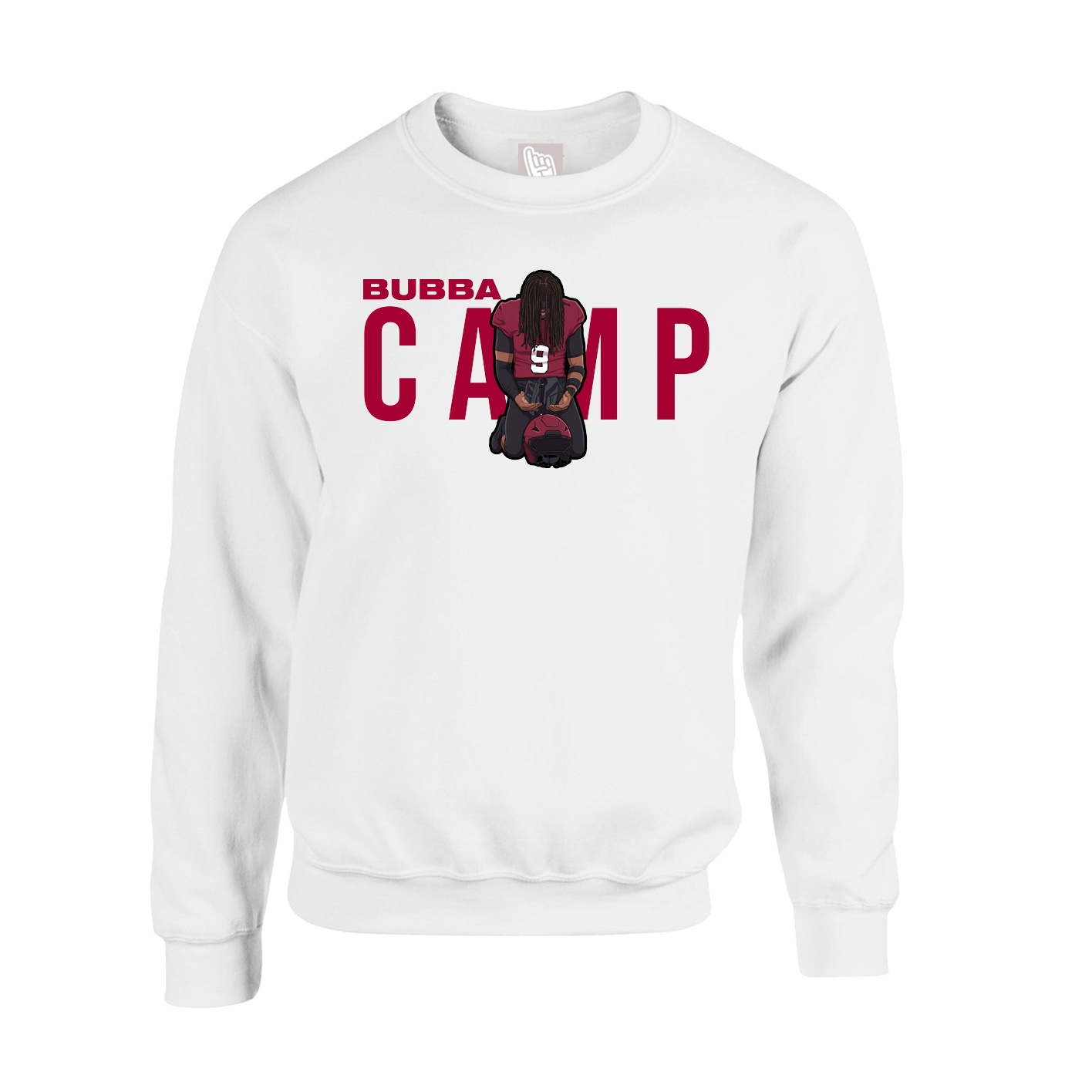 Fleece Crew — Player Name in White