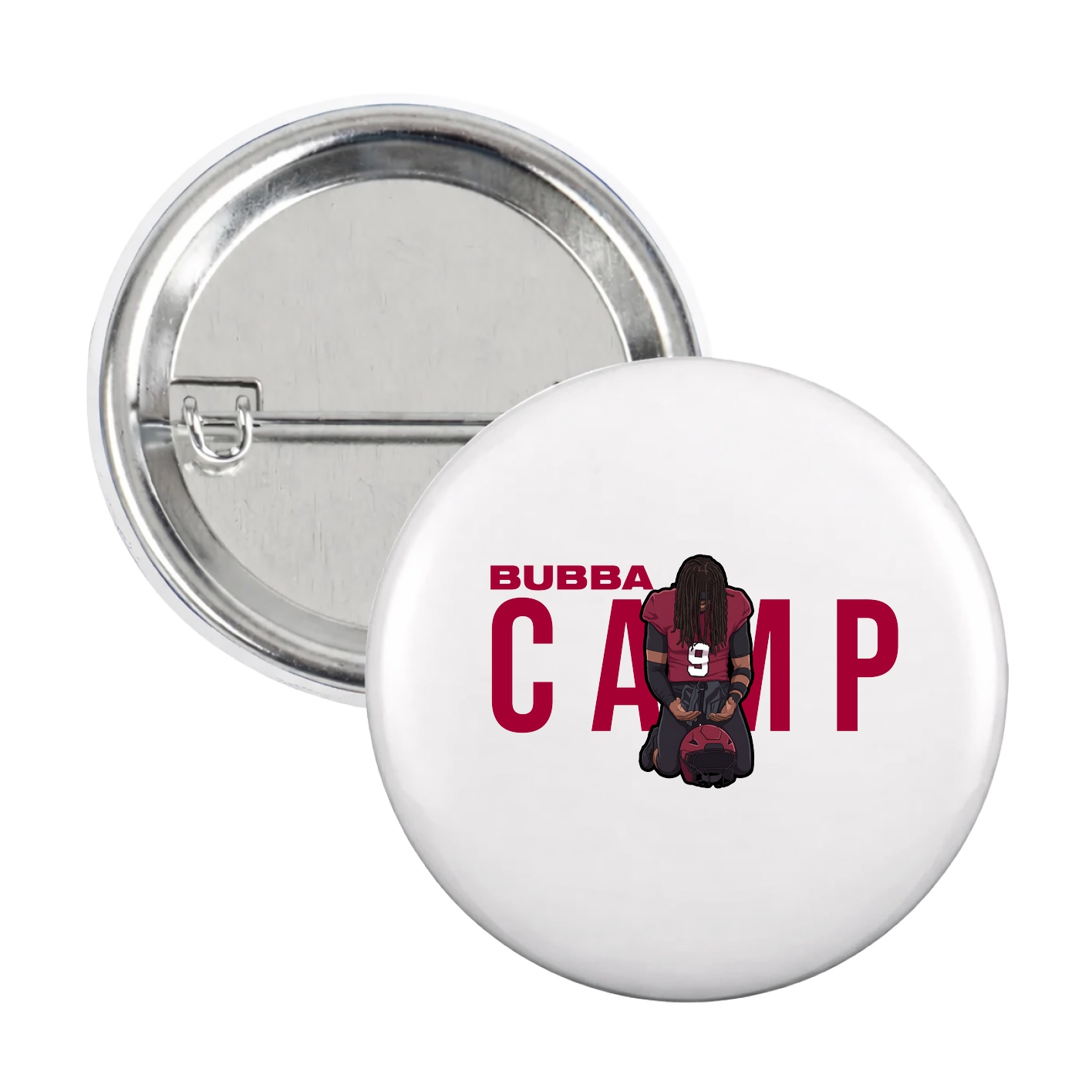 Game Day Button — Player Name in White