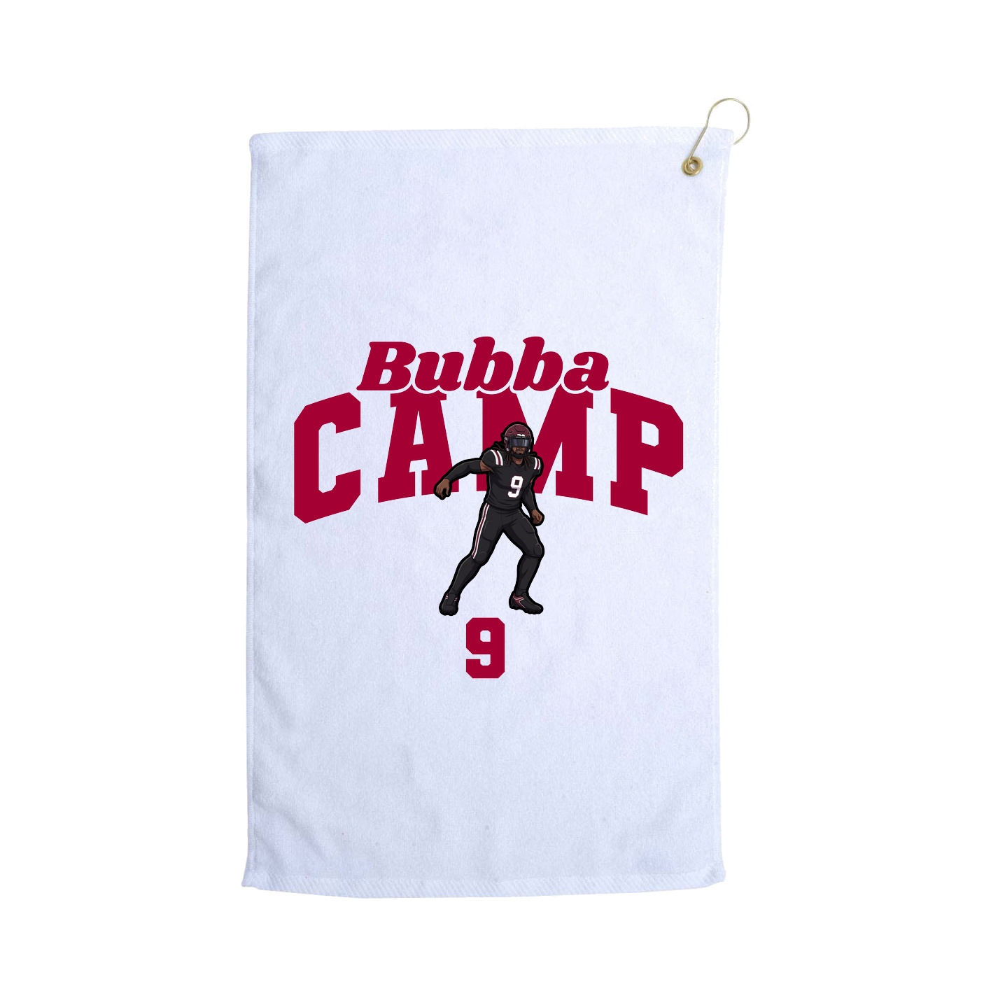 Golf Towel — Signature Arch in White