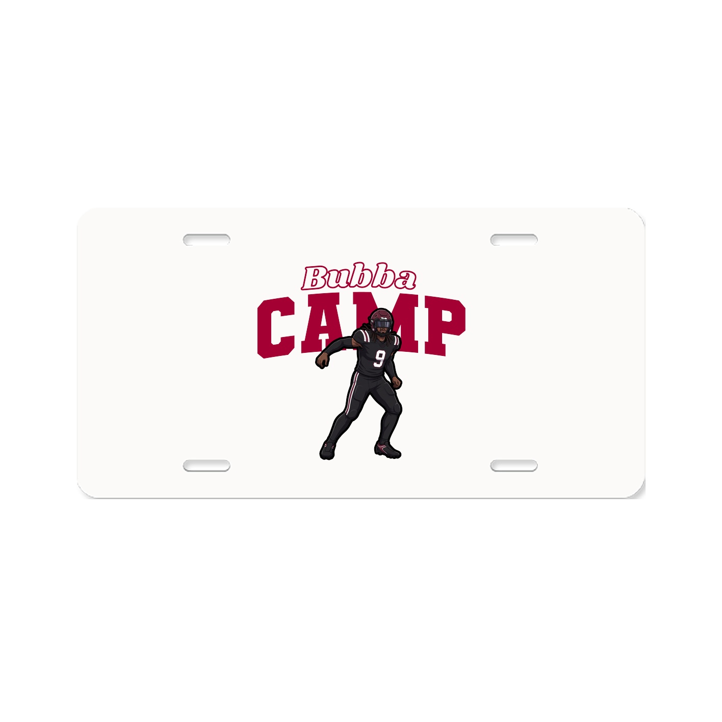License Plate — Name Arch in Classic