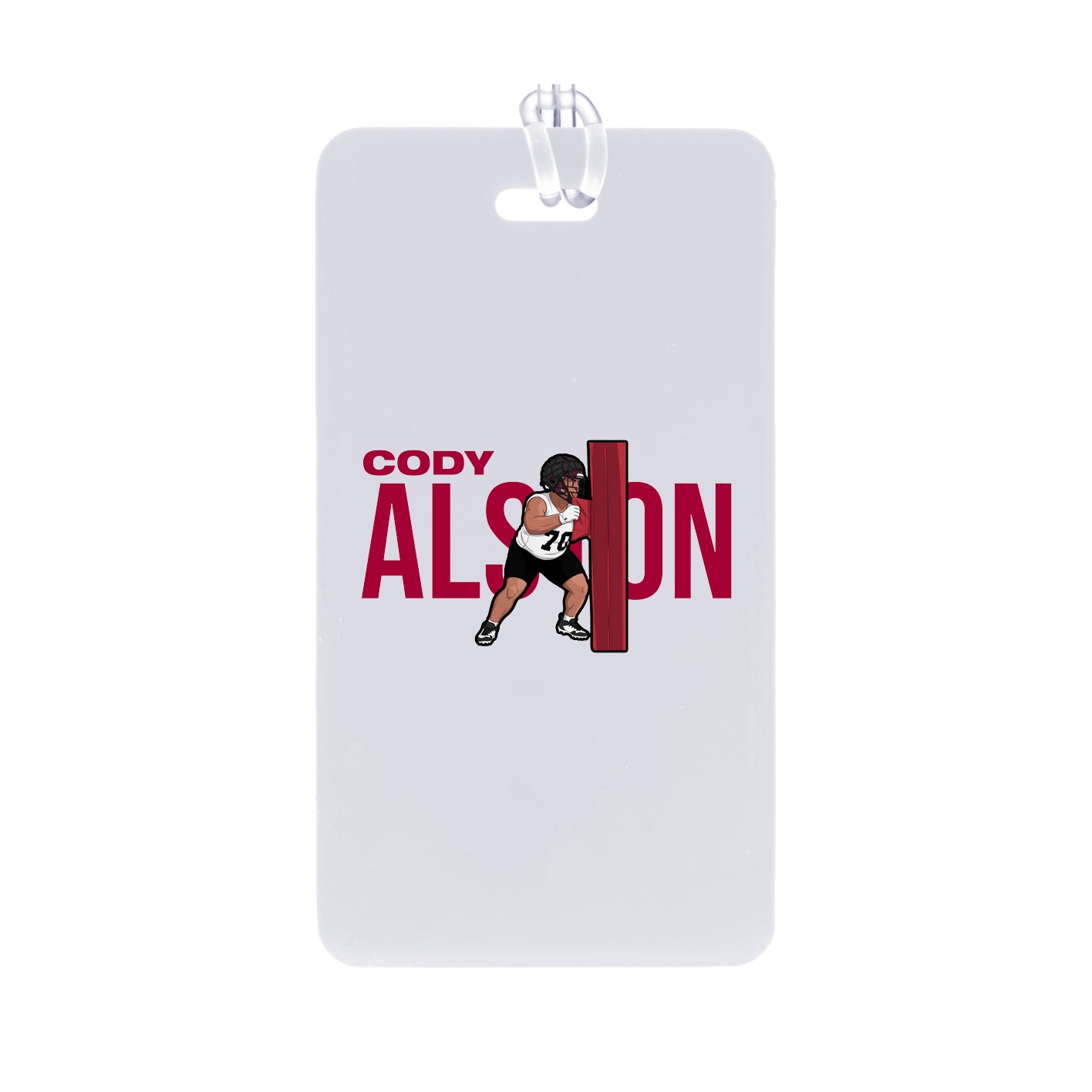 Bag Tag — Player Name in Classic