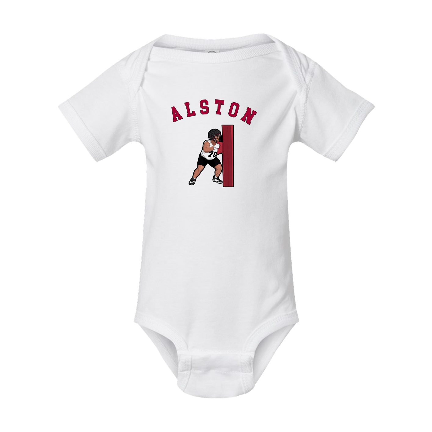 Baby Onesie — Shirsey Arch in White