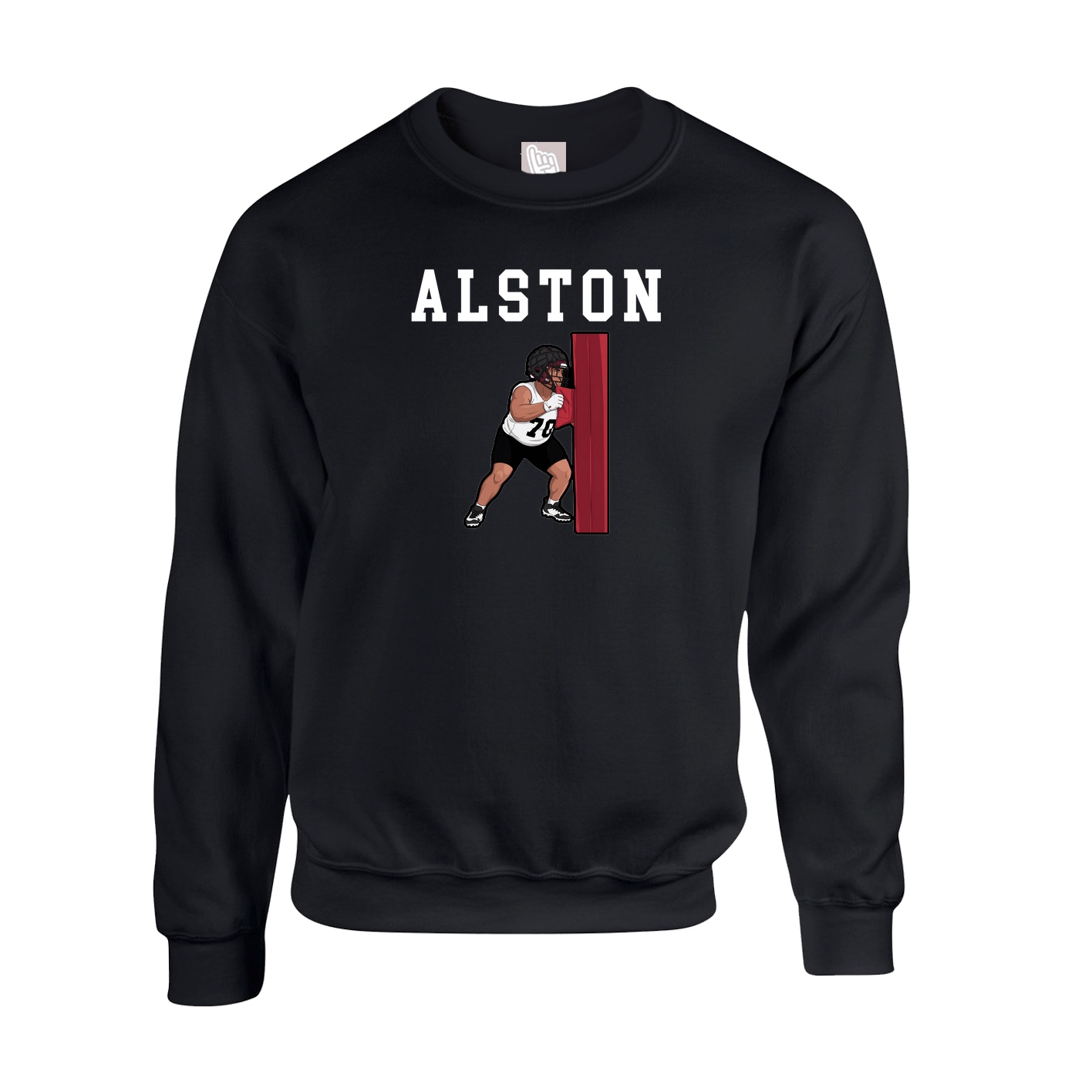 Fleece Crew — Shirsey in Black