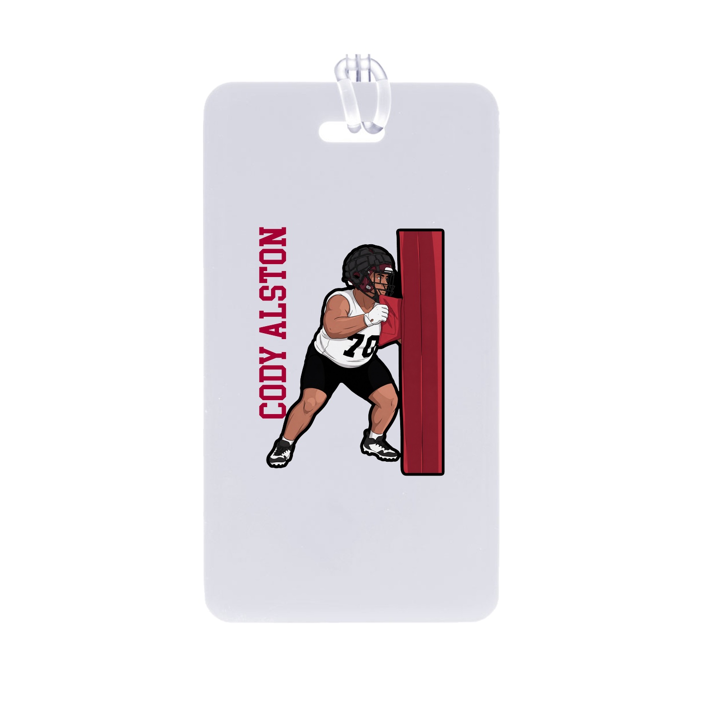 Bag Tag — Name Vertical in Classic
