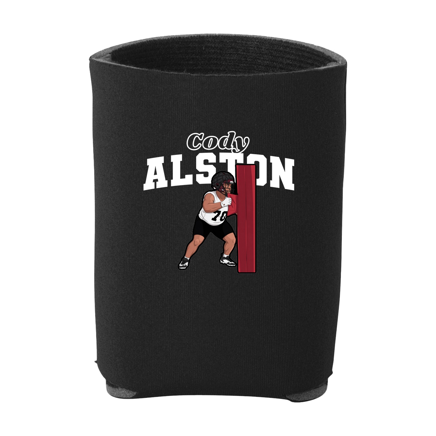 Can Holder — Name Arch in Black