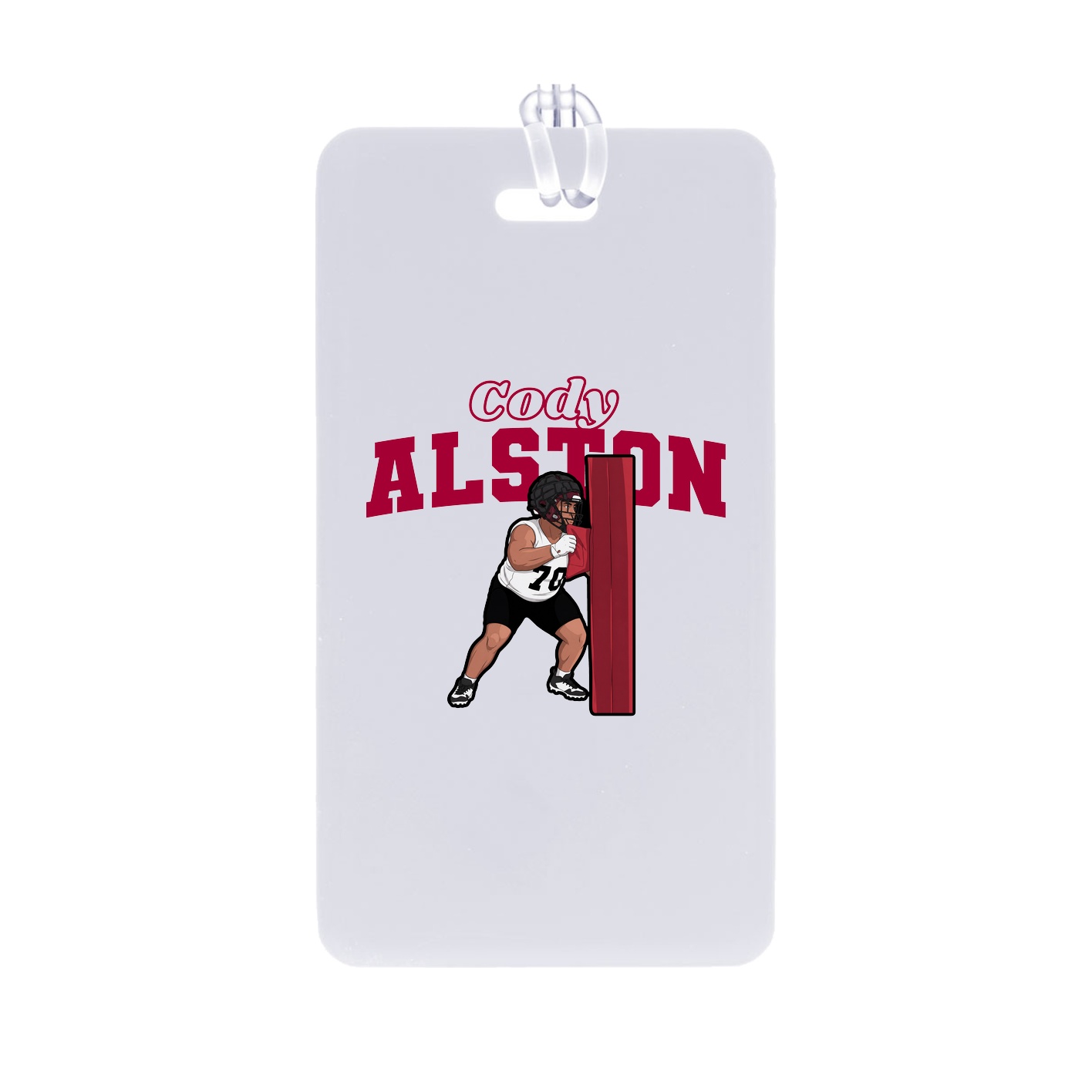 Bag Tag — Name Arch in Classic
