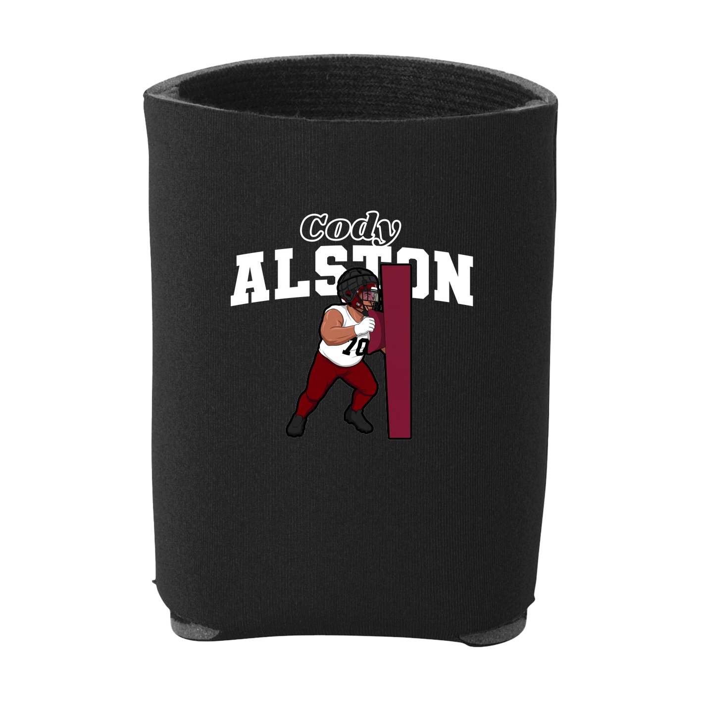 Can Holder — Name Arch in Black