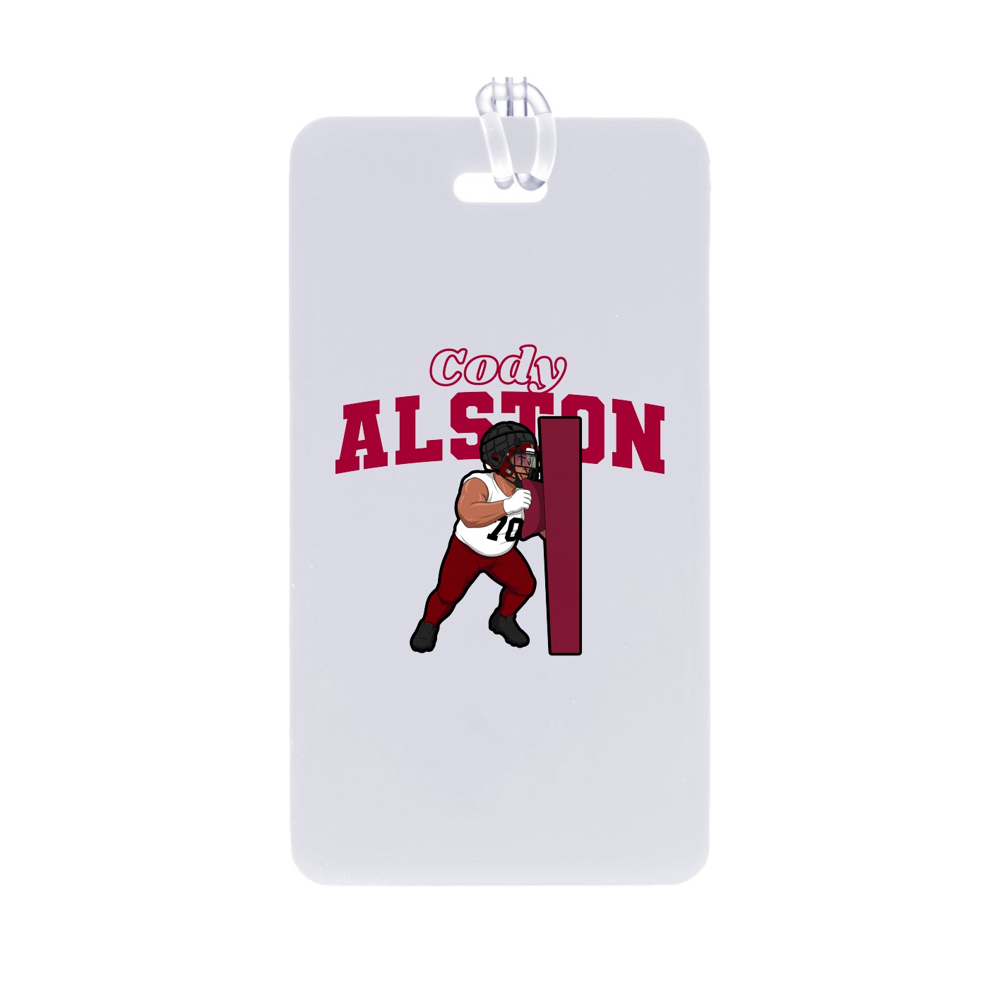 Bag Tag — Name Arch in Classic