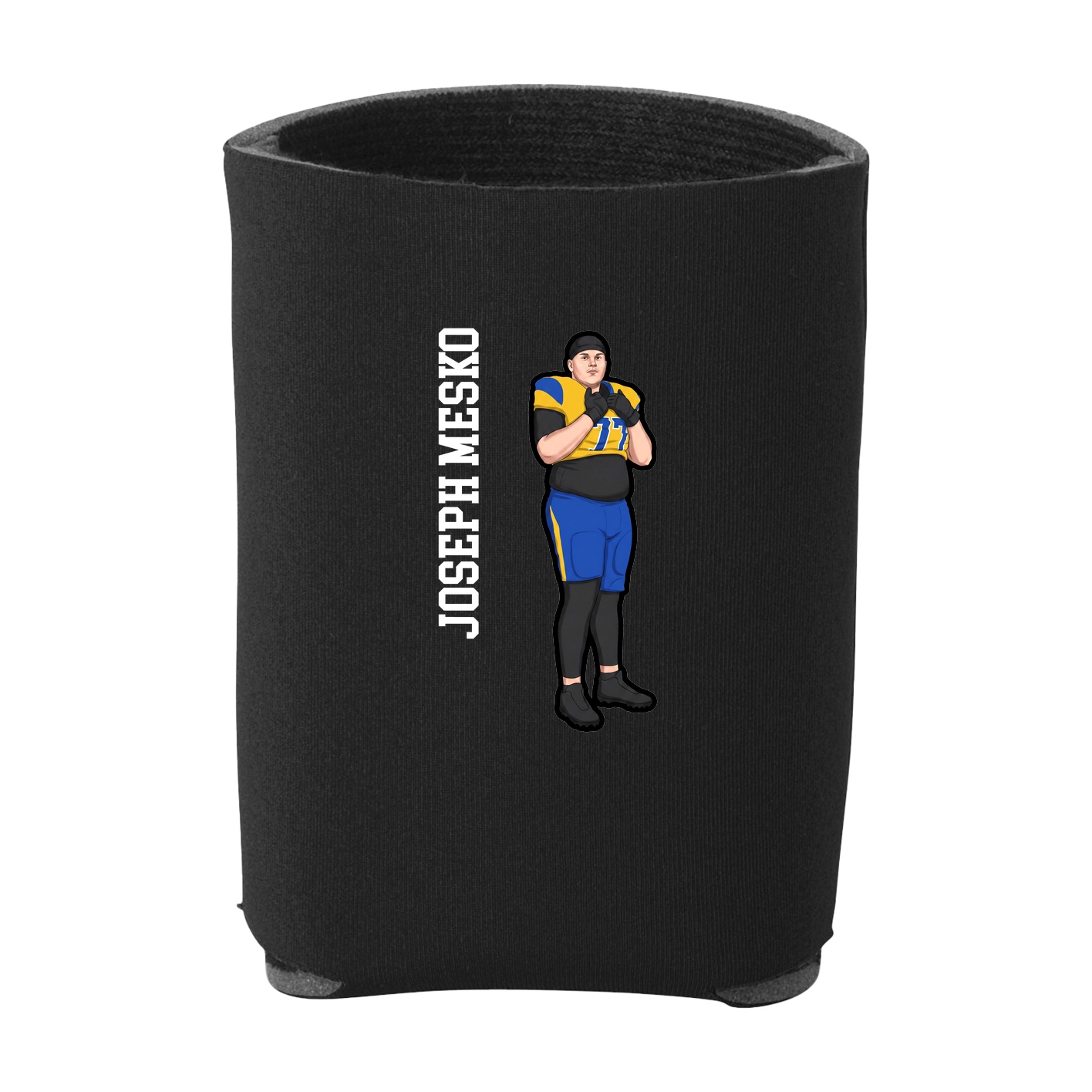 Can Holder — Name Vertical in Black
