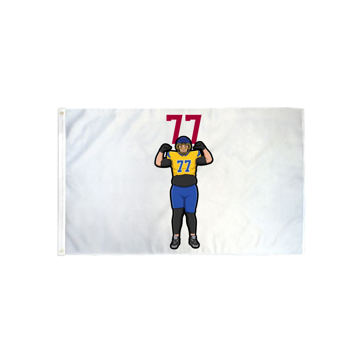 3x5 Flag — Number Top in Classic