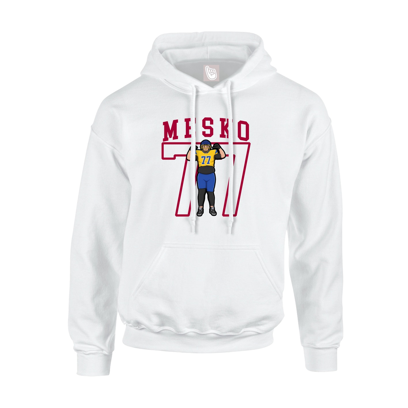 Youth Hoodie — Shirsey in White
