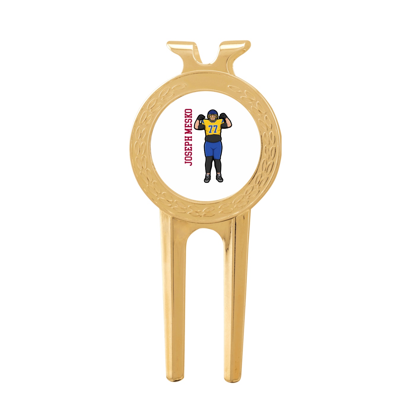 Divot Tool with Ball Marker — Name Vertical in Classic