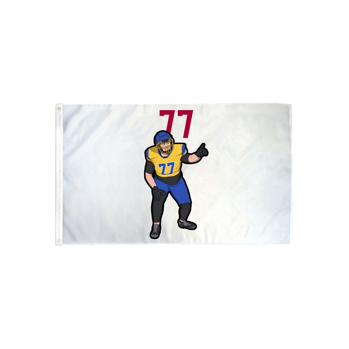 3x5 Flag — Number Top in Classic