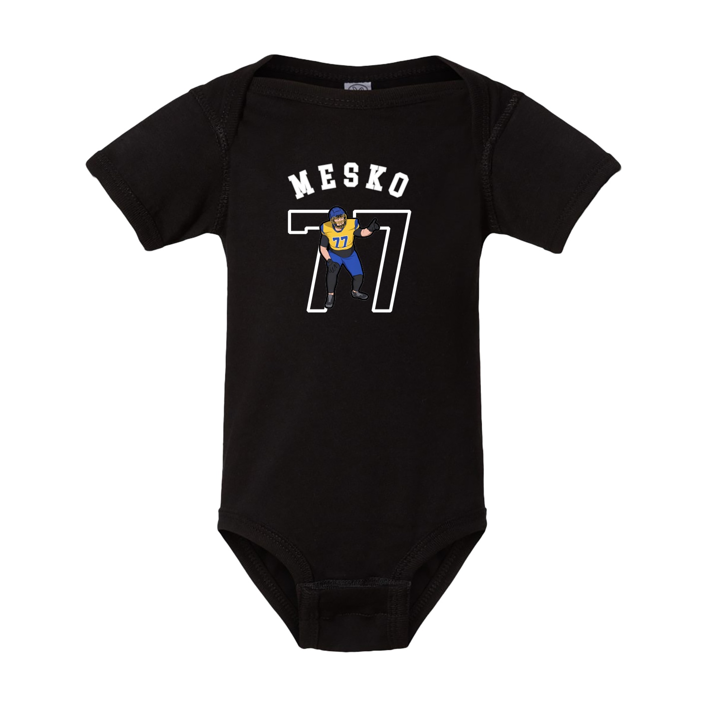 Baby Onesie — Shirsey Arch in Black