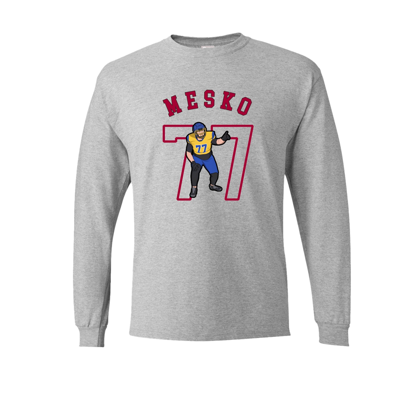Long Sleeve Tee — Shirsey Arch in Grey