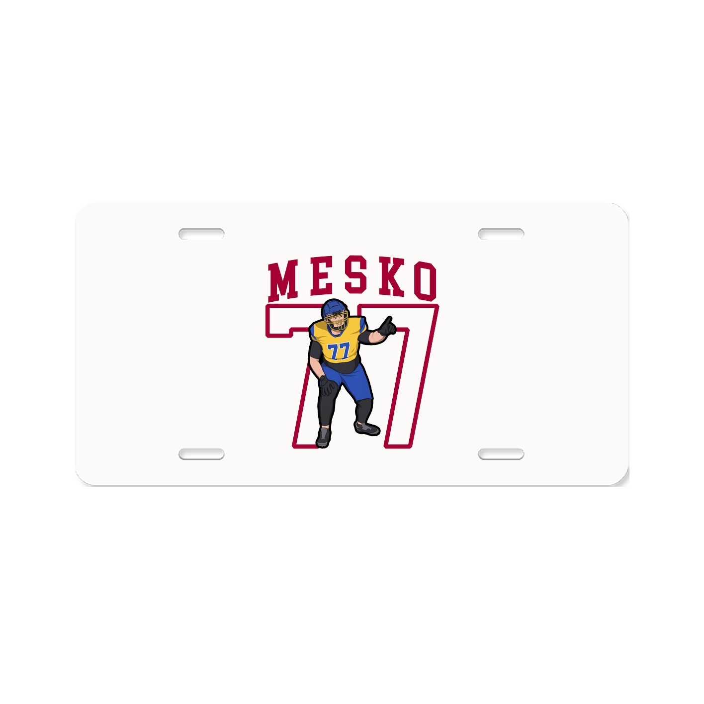 License Plate — Shirsey in Classic