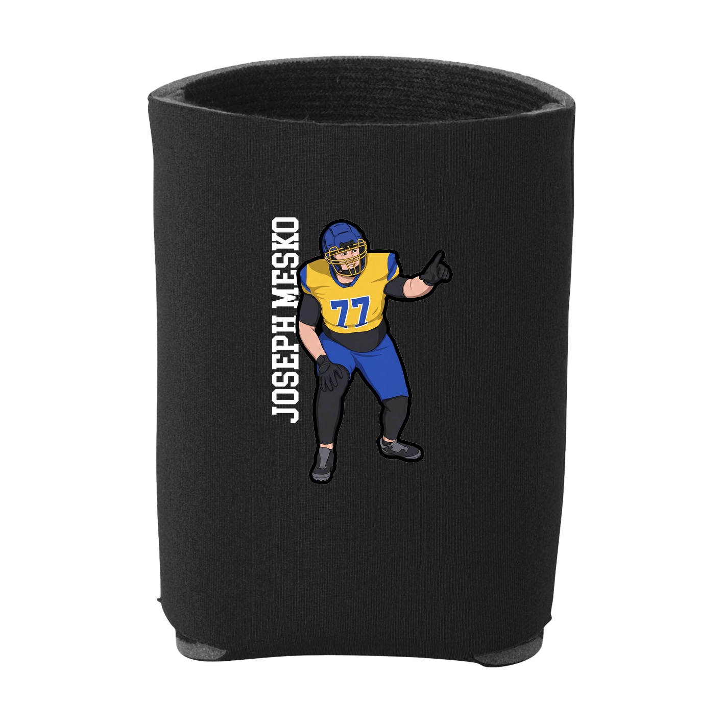 Can Holder — Name Vertical in Black