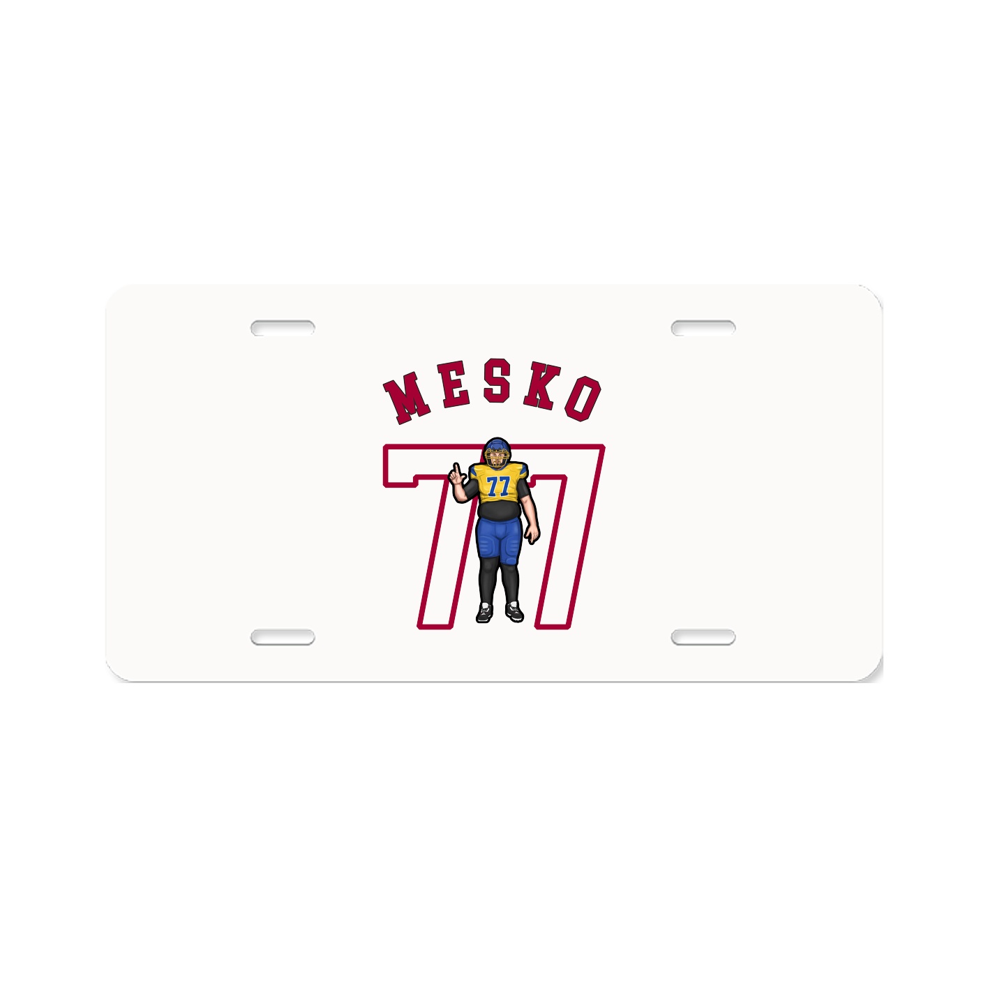 License Plate — Shirsey Arch in Classic