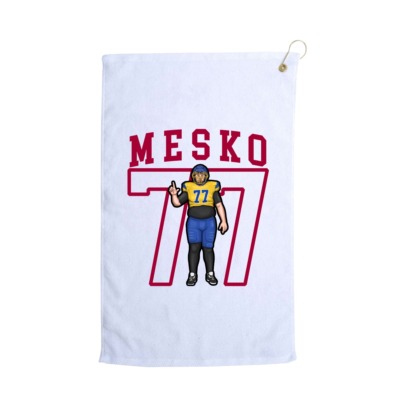 Golf Towel — Shirsey in White