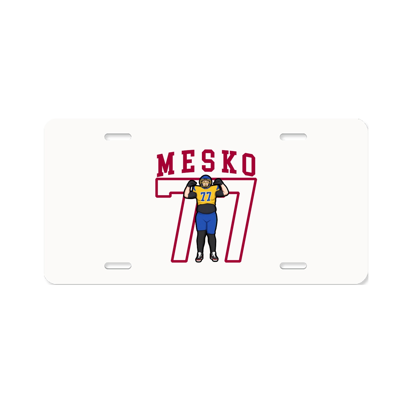 Aluminum License Plate