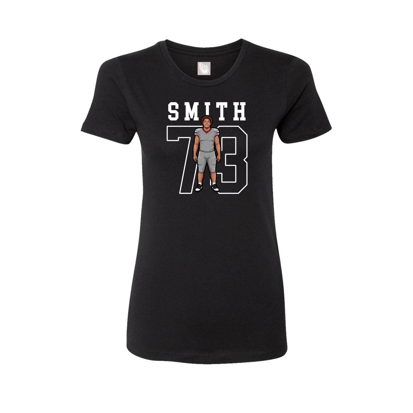 Fitted Women's Tee — Shirsey in Black