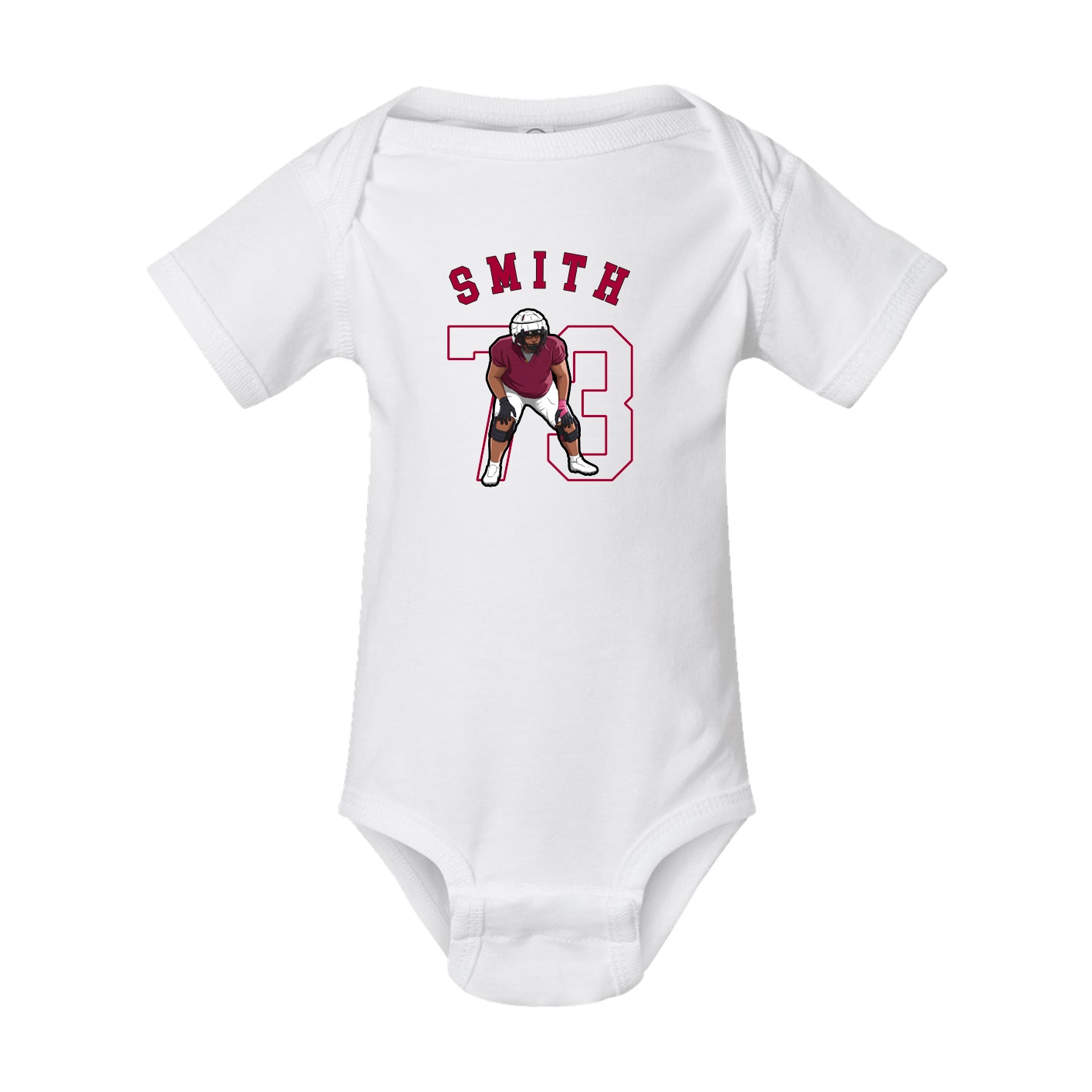 Baby Onesie — Shirsey Arch in White