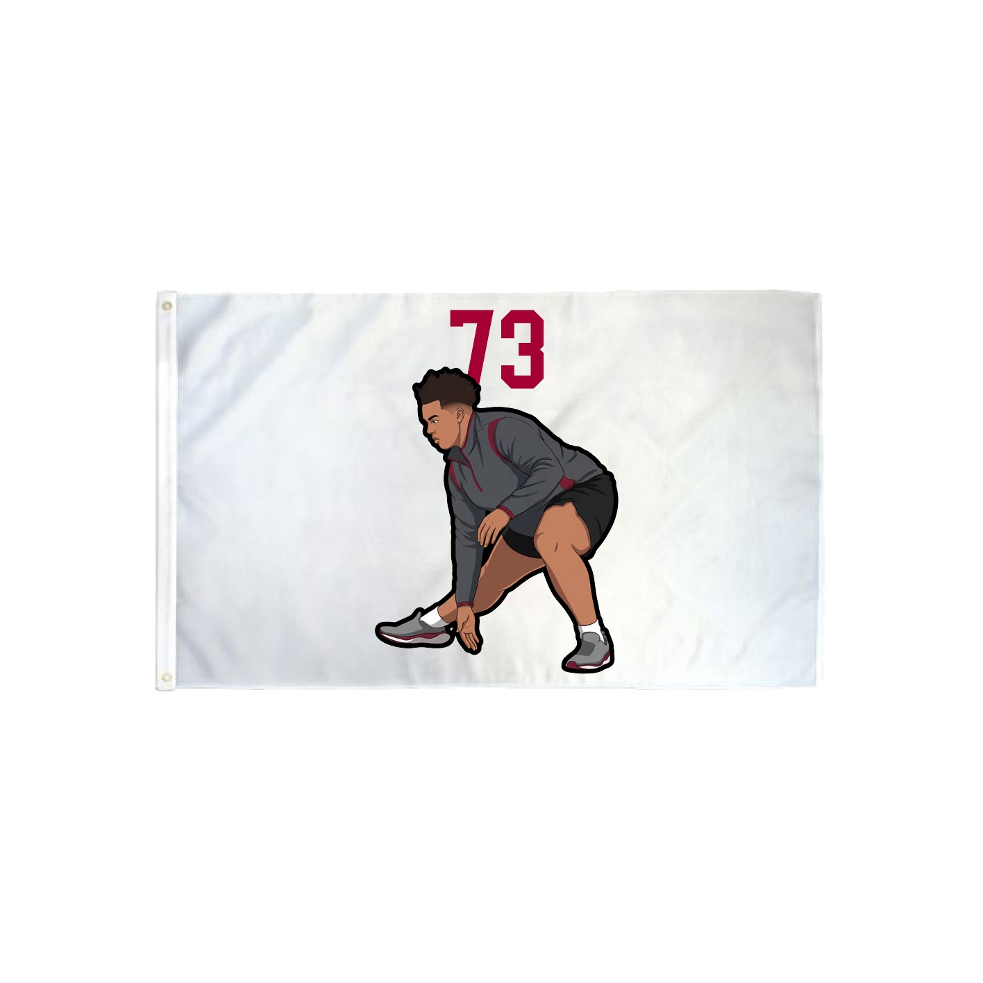 3x5 Flag — Number Top in Classic