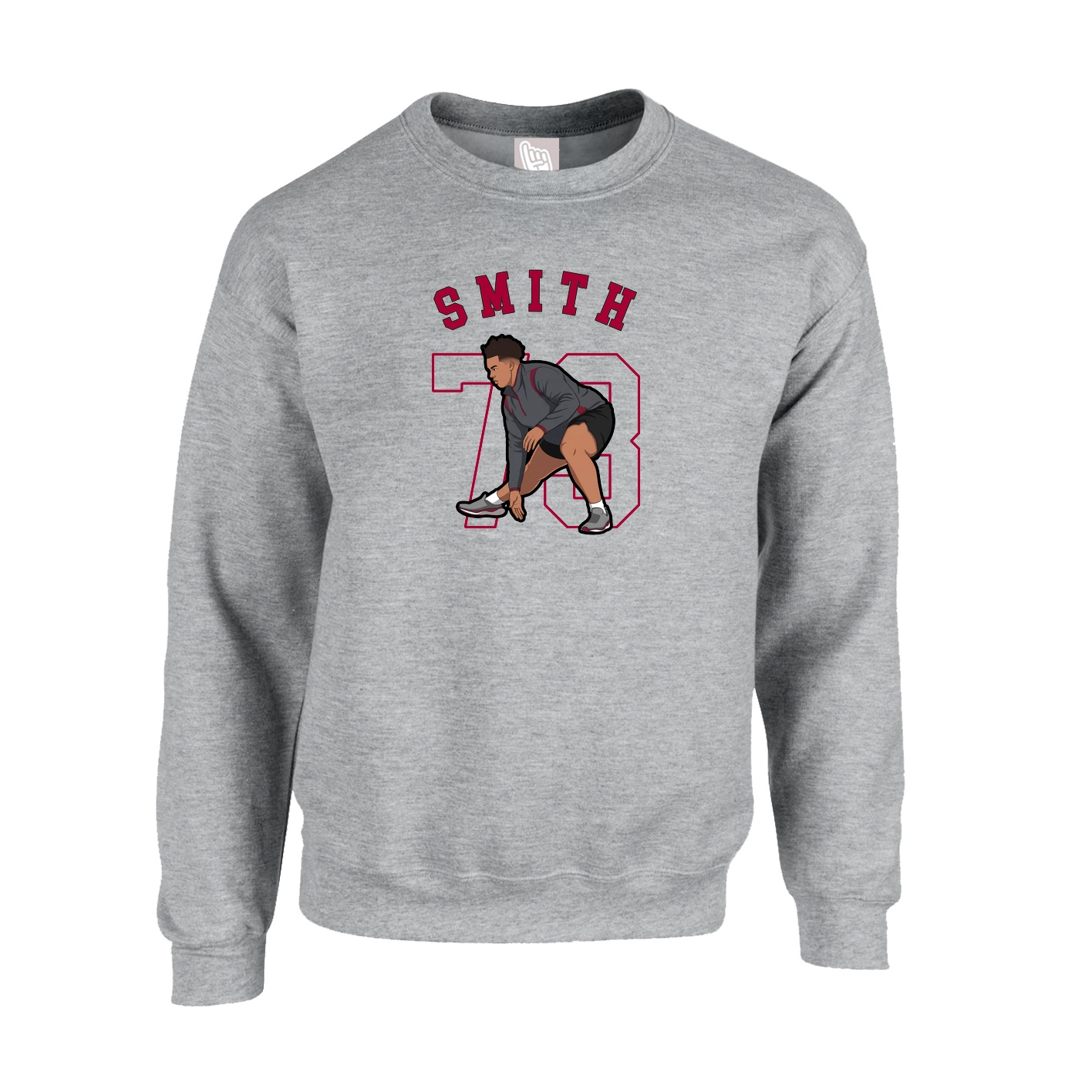 Fleece Crew — Shirsey Arch in Grey